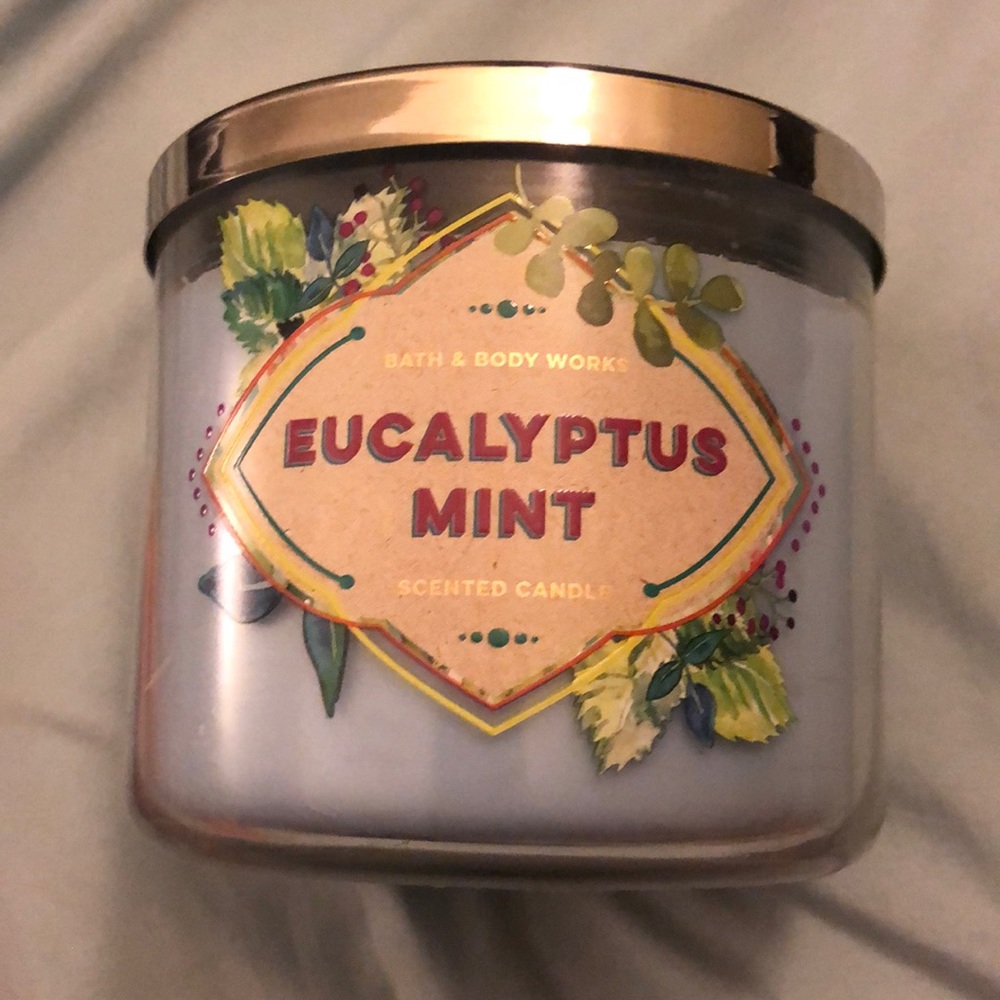 Bath & Body Works Eucalyptus Mint 3-Wick Candle